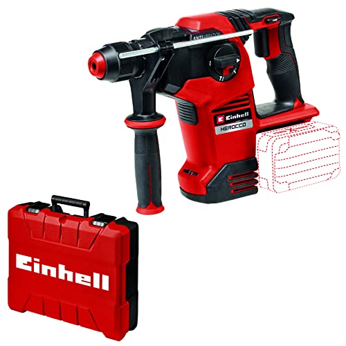 Einhell Akku-Bohrhammer Herocco 36/28 Power X-Change (Twin-Pack, Bohren/Hammerbohren/Meißeln mit/ohne Fixierung, 3.2 Joule, bürstenlos, SDS+, inkl. E-Box, ohne Akku/Ladegerät) von Einhell