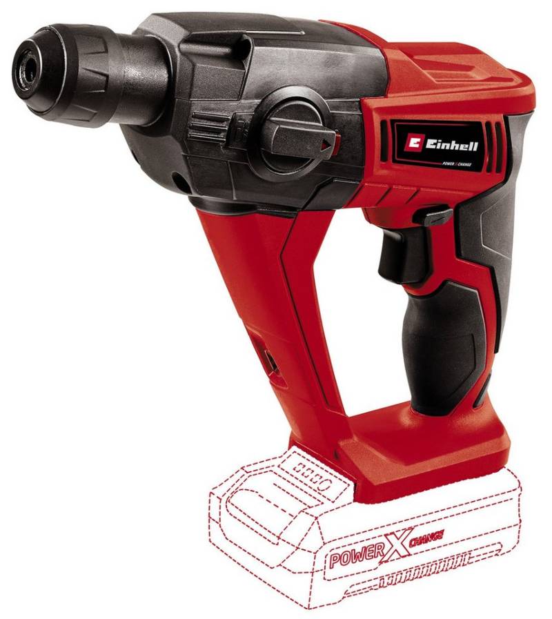 Einhell Akku-Bohrhammer TE-HD 18 Li, max. 1100 U/min, Power X-Change, ohne Akku und Ladegerät von Einhell