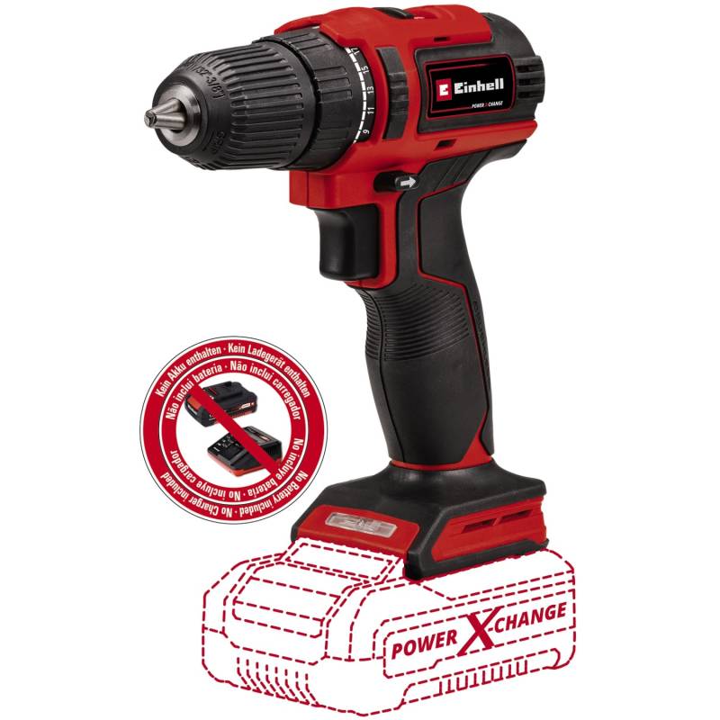 Einhell Akku-Bohrschrauber Power X-Change TE-CD 18/40 Li BL Solo von Einhell