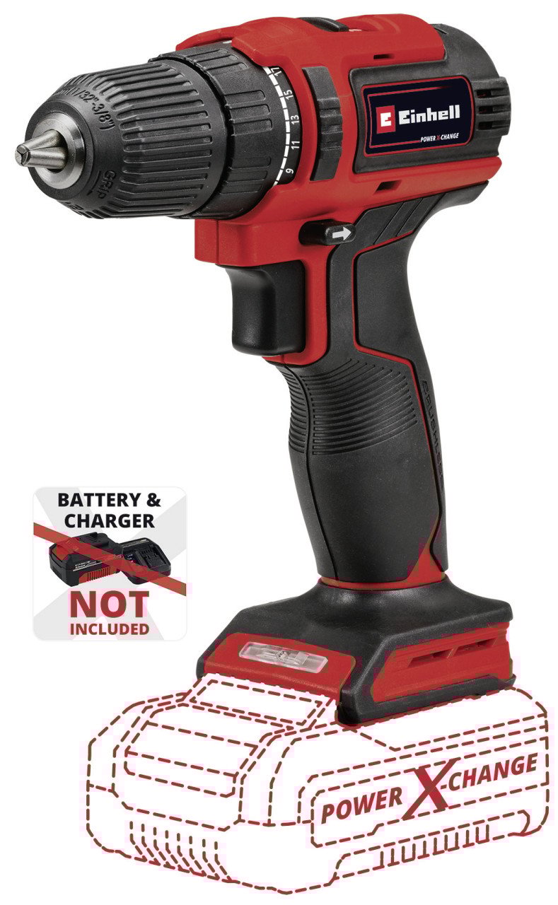 Einhell Akku-Bohrschrauber TE-CD 18/40 Li BL Solo 18 V von Einhell
