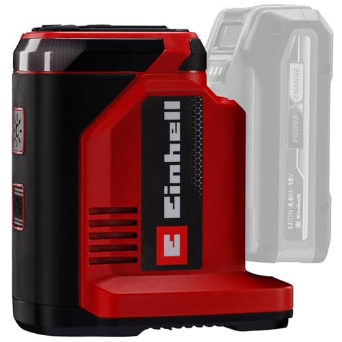 Einhell Akku-Energiestation TC-ES 18/150/1 Li-Solo Power X-Change (18 V, kompakter Wechselrichter, 230-V-Anschluss, USB-A- & USB-C-PD-Anschluss, ohne Akku) von Einhell