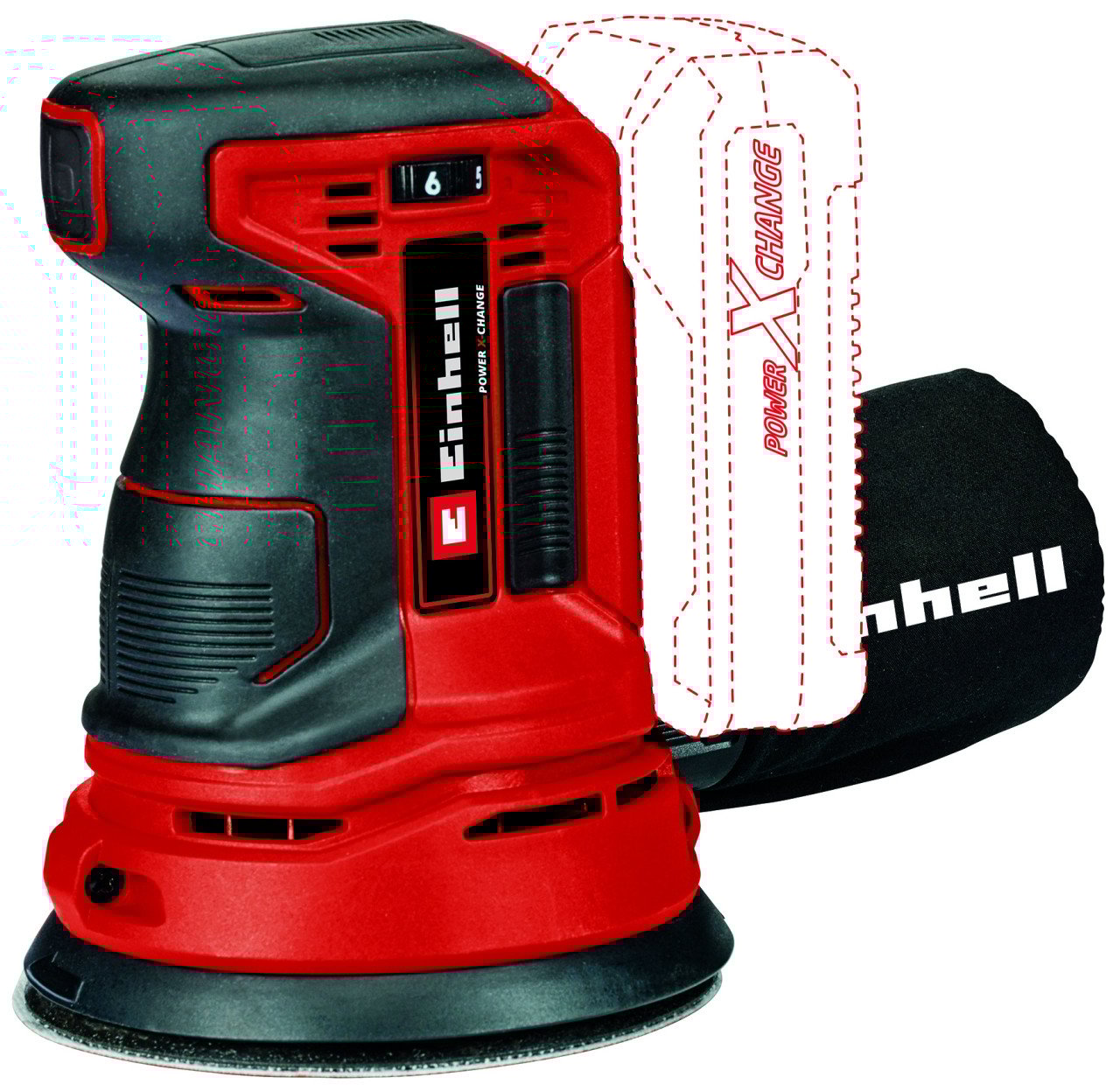 Einhell Akku-Exzenterschleifer TE-RS 18 Li Solo 18 V von Einhell