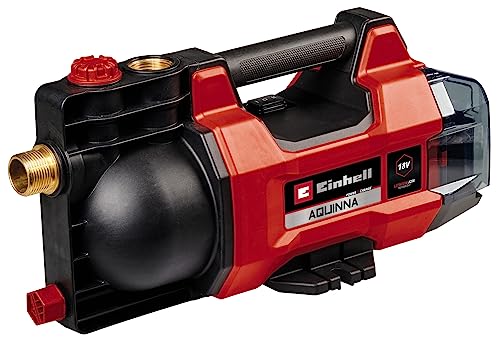 Einhell Akku-Gartenpumpe AQUINNA 18/28 Power X-Change (18 V, max. 2800 L/h Fördermenge, max. 25 m Förderhöhe, ECO-/ Boost-Modus, Frostschutz, Überlastschutz, ohne Akku) von Einhell