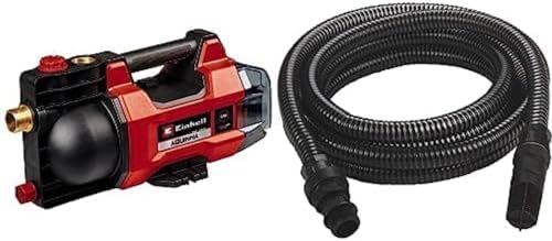 Einhell Akku-Gartenpumpe AQUINNA 18/28 Power X-Change (18 V, max. 2800 L/h Fördermenge, max. 25 m Förderhöhe, ECO-/ Boost-Modus, Frostschutz, Überlastschutz, ohne Akku, inkl. 4m Saugschlauch) von Einhell