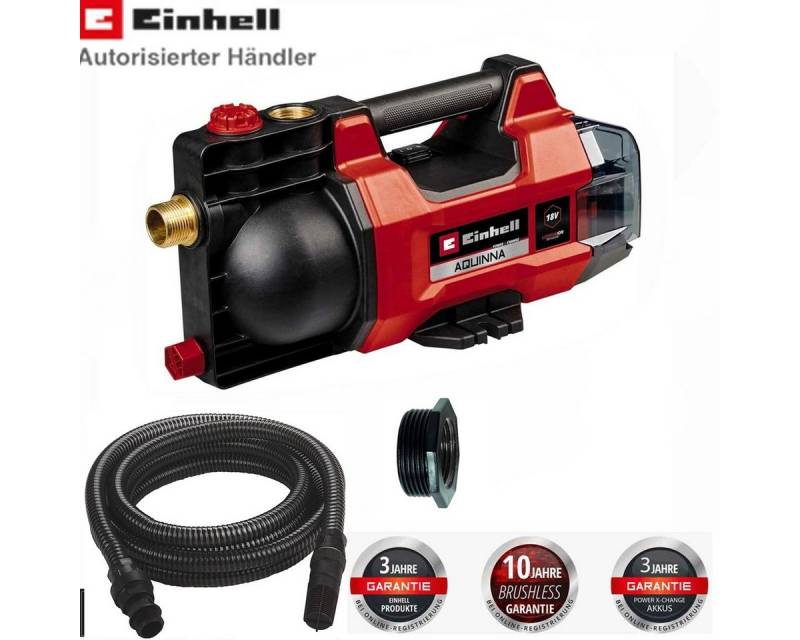 Einhell Akku-Gartenpumpe Akku-Gartenpumpe AQUINNA 18/28 Solo 18V ECO-/ Boost- Saugschlauch 4 m Einhell Akku-Gartenpumpe Akku-Gartenpumpe AQUINNA 18/28 Solo 18V ECO-/ Boost- Saugschlauch 4 m von Einhell