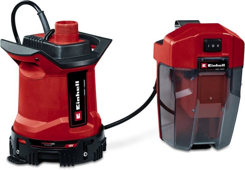 Einhell Akku-Gartenpumpe Schmutzwasserpumpe GE-DP 18/25 LL Li - Solo, 7.000 l/h, Power X-Change, ohne Akku und Ladegerät von Einhell