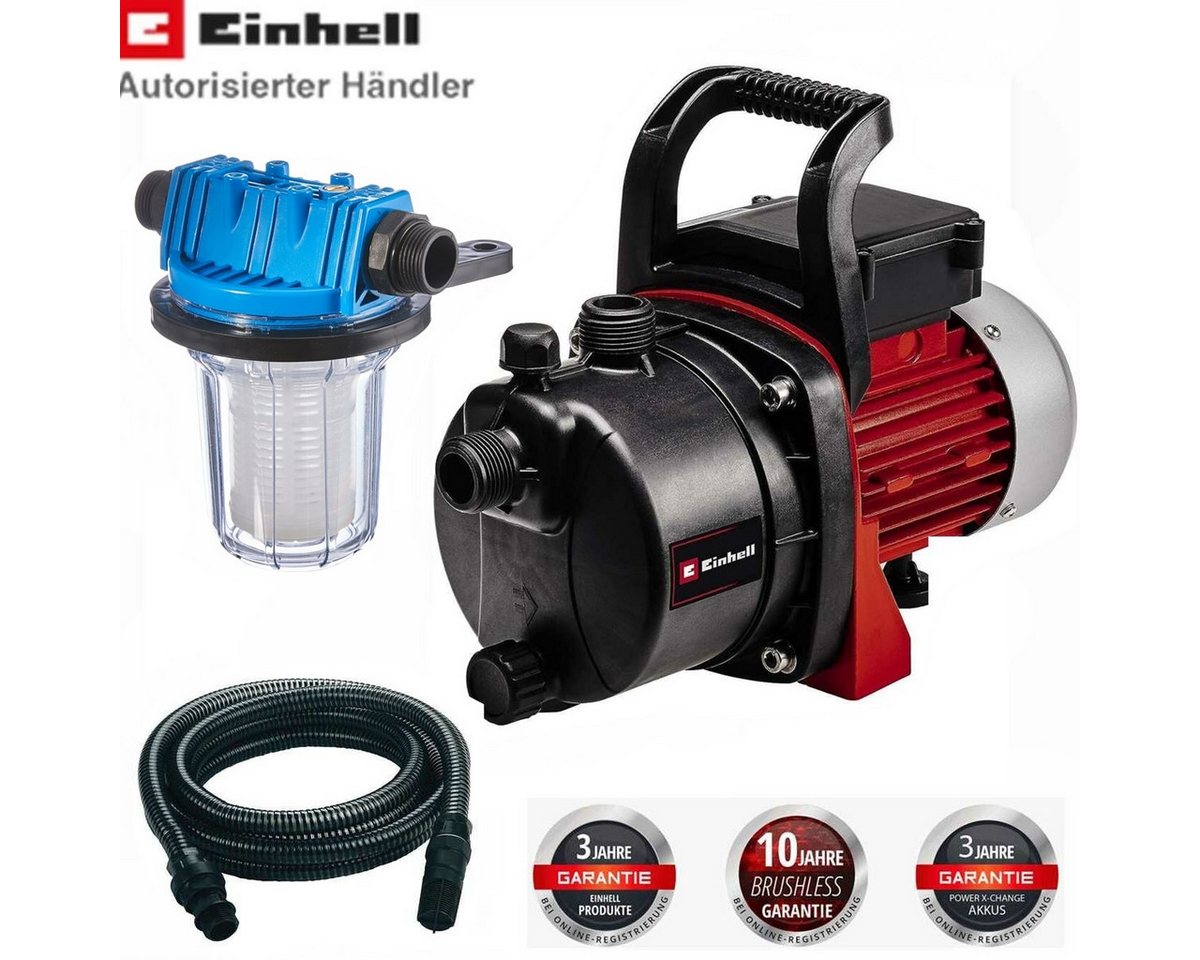 Einhell Akku-Gartenpumpe Set Gartenpumpe GC-GP 6538 (650 W, 3,6 bar, 3.800 l/h + Wasserfilter Einhell Akku-Gartenpumpe Set Gartenpumpe GC-GP 6538 (650 W, 3,6 bar, 3.800 l/h + Wasserfilter von Einhell