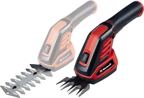 Einhell Akku-Gras und Strauchschere GC-CG 3,6/70 Li WT (3,6 V, 2,0 Ah Li-Ion Akku, 70 mm Grasscherenmesser, 110 mm Strauchscherenmesser, inkl. Ladekabel) von Einhell