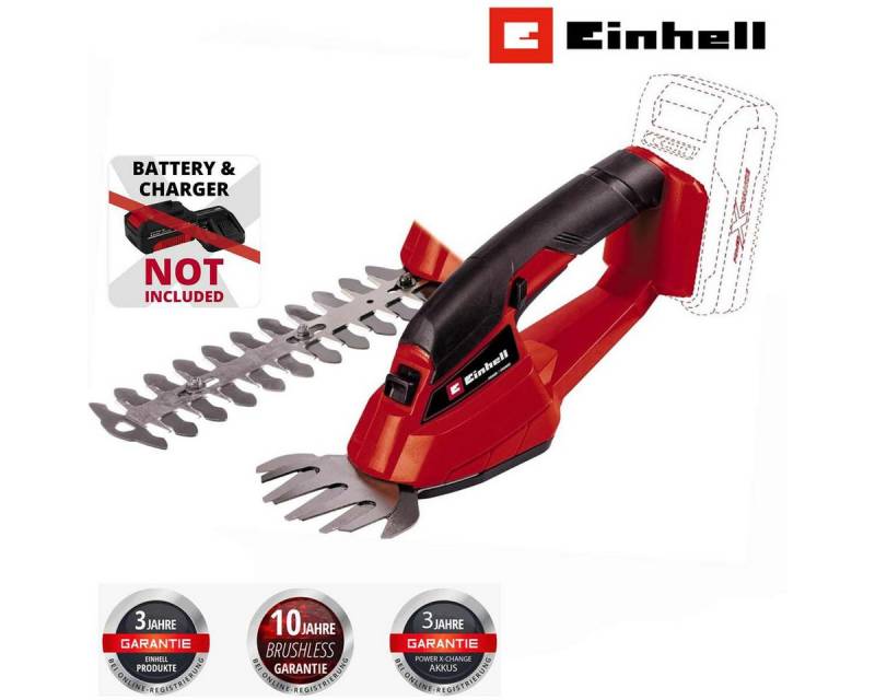 Einhell Akku-Gras- und Strauchscherenset Strauchschere GC-CG 18 Li-Solo 18 V Power X-Change Einhell Akku-Gras- und Strauchscherenset Strauchschere GC-CG 18 Li-Solo 18 V Power X-Change von Einhell