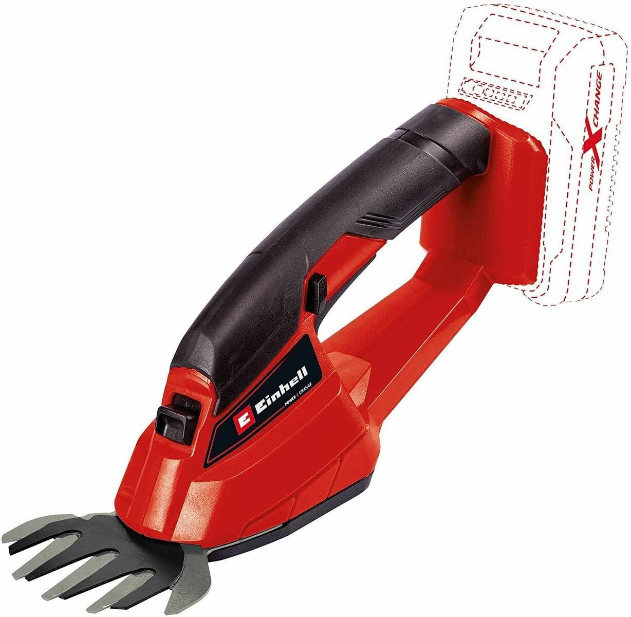 Einhell Akku-Grasschere GC-AGS 18 Li-Solo, (Sologerät, Inklusive Blatt, ohne Akku und Ladegerät), 18 V Power X-Change, Schnitt 100mm von Einhell