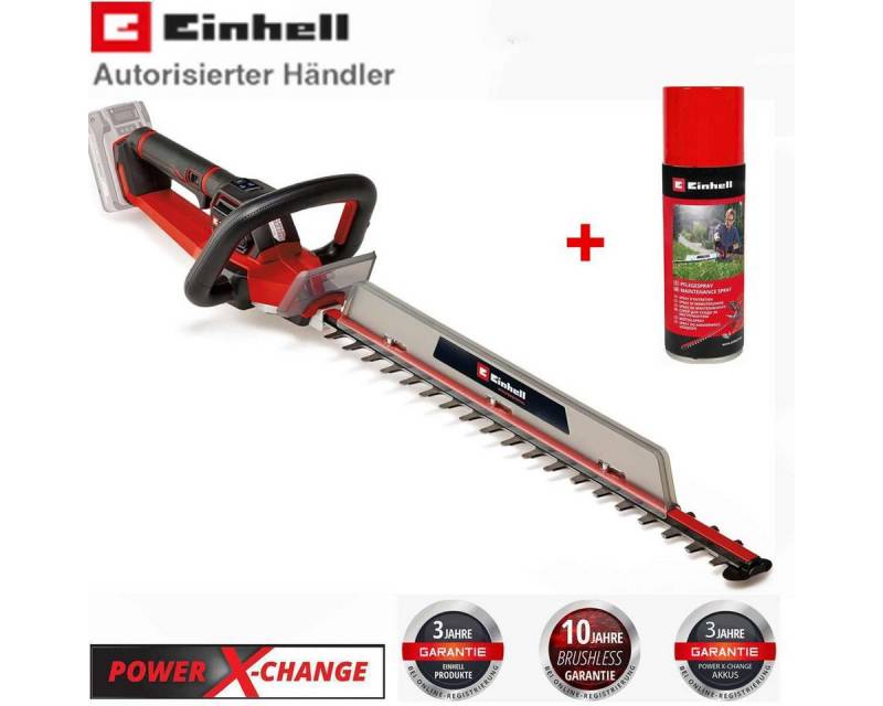 Einhell Akku-Heckenschere Einhell Pro Akku-Heckenschere GP-CH 18/61 Li BL- ABS 18V + Pflegespray von Einhell