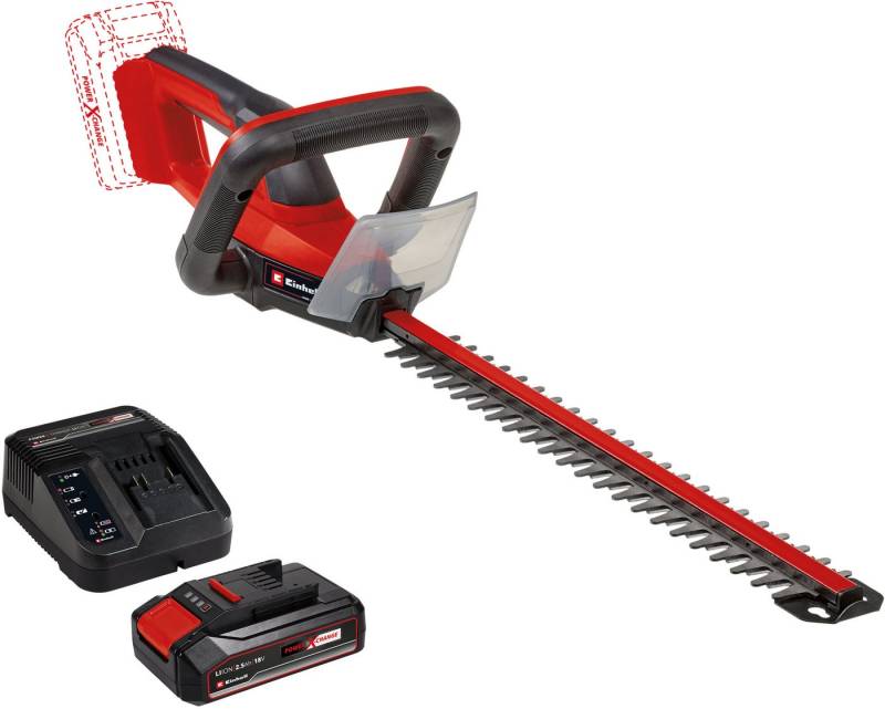 Einhell Akku-Heckenschere GC-CH 18/40 Li (1x 2,5 Ah), (Set), 3tlg., inkl. Akku und Ladegerät von Einhell