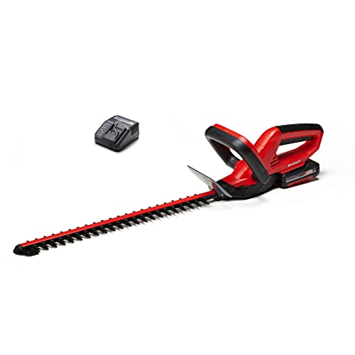 Einhell Akku Heckenschere GC-CH 1846 Li Kit Power X-Change (18 V, 46 cm Schnittlänge, 15 mm Zahnabstand, ergonomischer Griff, inkl. 2,0 Ah Akku und Ladegerät) von Einhell