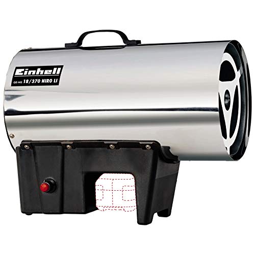 Einhell Akku-Heißluftgenerator GE-HG 18/370 Niro Li-Solo Power X-Change (Lithium-Ionen, 37 kW, rostfreies Edelstahlgehäuse , Piezozündung, ohne Akku und Ladegerät) von Einhell