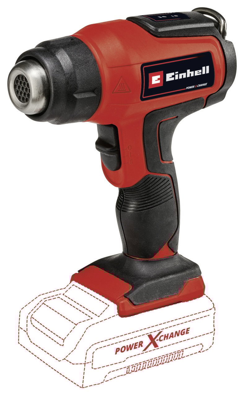 Einhell Akku-Heißluftpistole TE-HA 18 Li Solo 18 V von Einhell