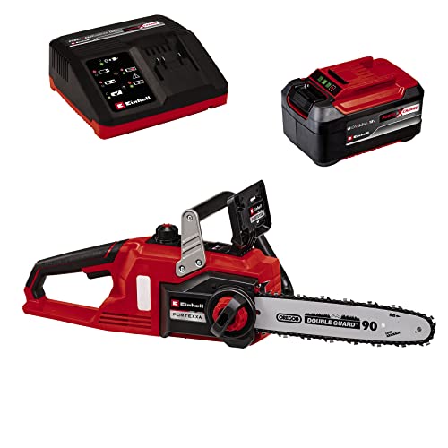 Einhell Akku-Kettensäge FORTEXXA 18/30 Power X-Change (Li-Ion, 18V, bürstenloser Motor, 30 cm Schwert, max. 4.300 min-1, inkl. 5,2 Akku und Fastcharger) von Einhell