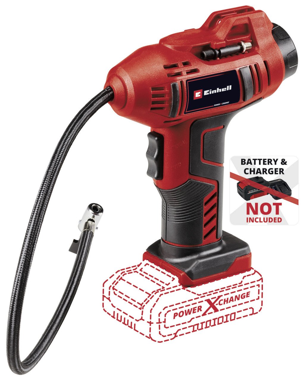 Einhell Akku-Kompressor CE-CC 18 Li Solo 18 V Einhell Akku-Kompressor CE-CC 18 Li Solo 18 V von Einhell