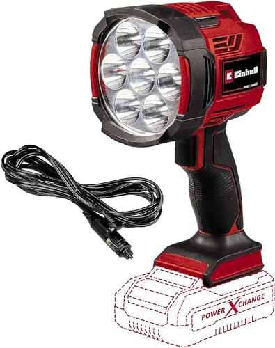 Einhell Akku-Lampe TE-CL 18/2500 LiAC-Solo Power X-Change (LiIon, 18V, 2500lm Lichtstrom durch 7 LEDs, 6500K Lichttemperatur, Stativgewinde, ohne Akku und Ladegerät) von Einhell