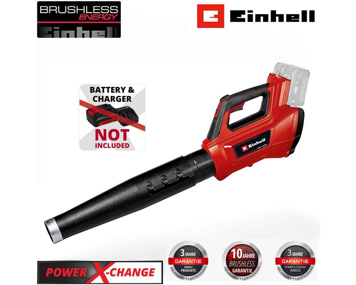 Einhell Akku-Laubbläser Akku-Laubbläser GP-LB 36/210 Li E-Solo 36V 816m³/h Einhell Akku-Laubbläser Akku-Laubbläser GP-LB 36/210 Li E-Solo 36V 816m³/h von Einhell