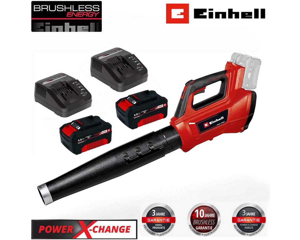 Einhell Akku-Laubbläser Laubbläser GP-LB 36/210 Li E-36V 816m³/h + Akku 4.0 Ah + Ladegerät Einhell Akku-Laubbläser Laubbläser GP-LB 36/210 Li E-36V 816m³/h + Akku 4.0 Ah + Ladegerät von Einhell
