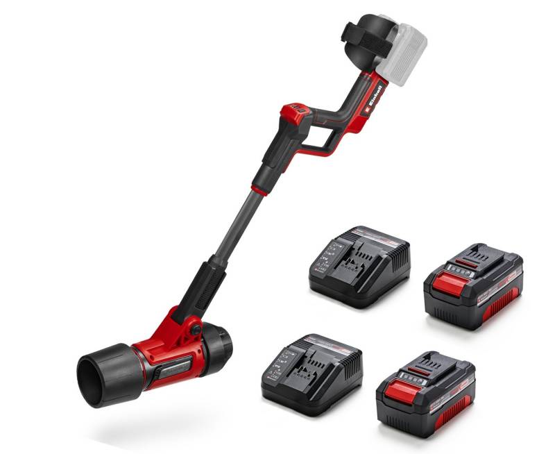 Einhell Akku-Laubbläser PROFESSIONAL GP-LB 36/270 Li E (2x4,0 Ah), mit Blasaufsatz, 2x Akku 18V 4,0Ah und 2x Ladegerät PXC Starter Kit C1 von Einhell