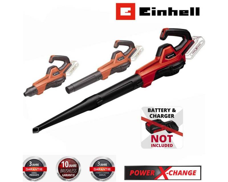 Einhell Akku-Laubbläser Universal Akku Laubbläser GE-UB 18/250 Li E 18V 250 km/h Solo Einhell Akku-Laubbläser Universal Akku Laubbläser GE-UB 18/250 Li E 18V 250 km/h Solo von Einhell