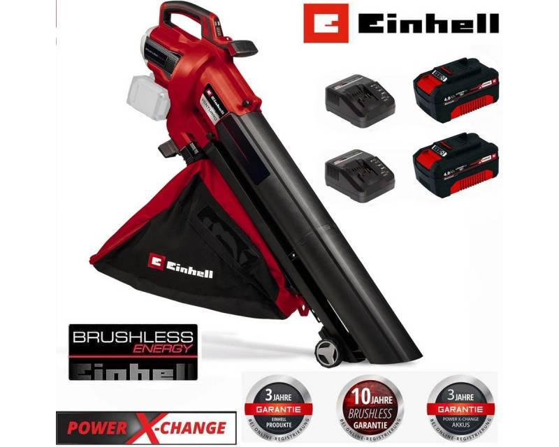 Einhell Akku-Laubsauger 36V Laubsauger Bläser VENTURRO 36/240 2x 18V Akku 4.0 Ah 2x Ladegerät Einhell Akku-Laubsauger 36V Laubsauger Bläser VENTURRO 36/240 2x 18V Akku 4.0 Ah 2x Ladegerät von Einhell