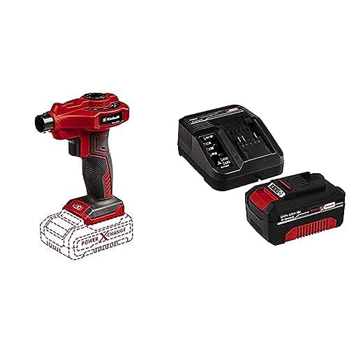 Einhell Akku-Luftpumpe CE-AP 18 Li Power X-Change (18V, Luftstrom 670 l/min, Betriebsdruck 0,05 bar, inkl. 4,0 Ah Akku und Ladegerät) von Einhell