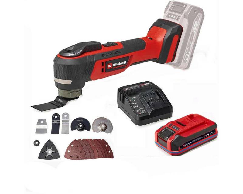 Einhell Akku-Multifunktionswerkzeug Multifunktionswerkzeug TP-MG 18 Li BL Sealed Akku 3.0 Ah, Ladegerät Einhell Akku-Multifunktionswerkzeug Multifunktionswerkzeug TP-MG 18 Li BL Sealed Akku 3.0 Ah, Ladegerät von Einhell