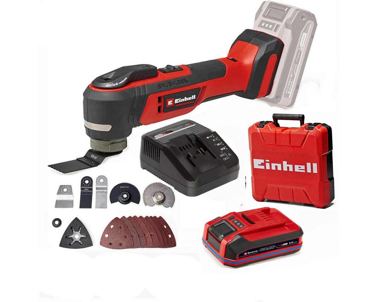 Einhell Akku-Multifunktionswerkzeug Multifunktionswerkzeug TP-MG 18 Li Sealed Akku 3.0 Ah Ladegerät Koffer Einhell Akku-Multifunktionswerkzeug Multifunktionswerkzeug TP-MG 18 Li Sealed Akku 3.0 Ah Ladegerät Koffer von Einhell