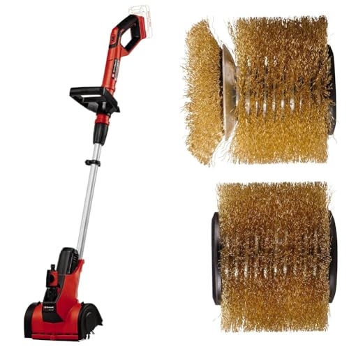Einhell Akku-Oberflächenbürste PICOBELLA 18/215 Power X-Change (18 V, multifunktionell, integr. Gartenschlauchanschluss, inkl. Bürste MEDIUM, ohne Akku) von Einhell
