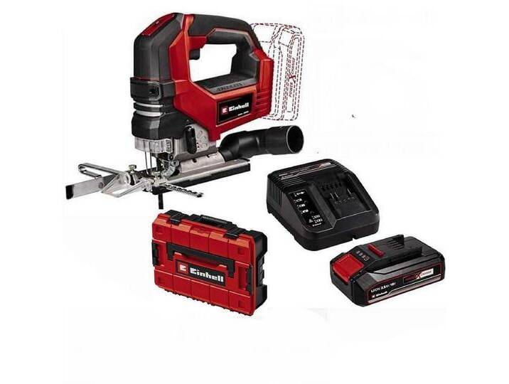 Einhell Akku-Pendelhubstichsäge Akku Pendelhub Stichsäge TP-JS 18/135 Li BL Akku,Ladegerät + E-Case von Einhell