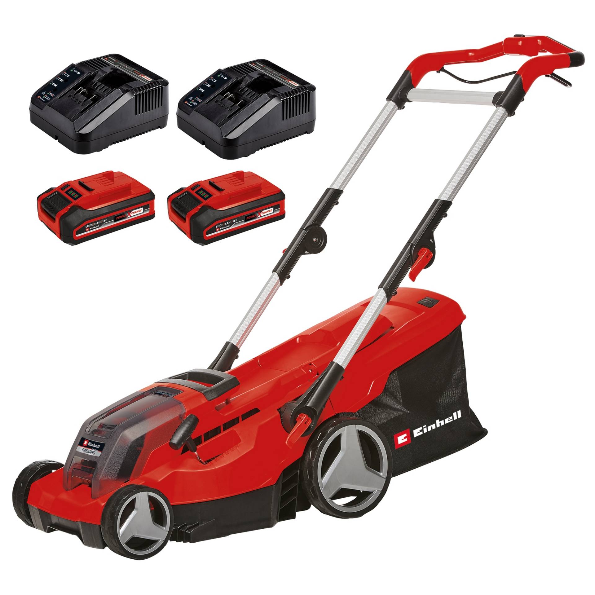 Einhell Akku-Rasenmäher 'Rasarro 36/36' mit Akku und Ladegerät bis 400 m² Einhell Akku-Rasenmäher 'Rasarro 36/36' mit Akku und Ladegerät bis 400 m² von Einhell