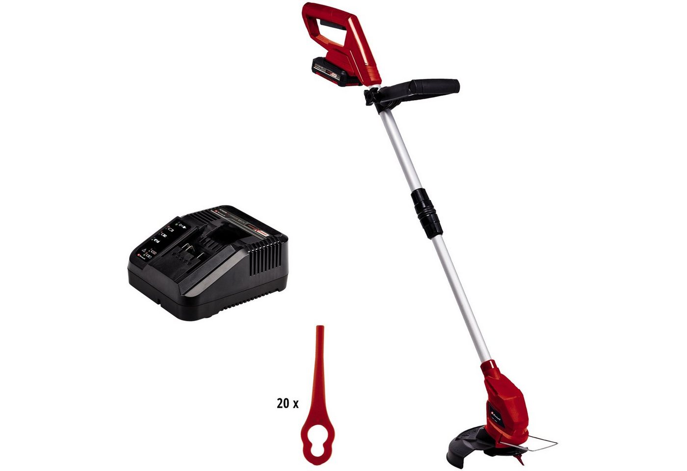 Einhell Akku-Rasentrimmer EINHELL Akku-Rasentrimmer GC-CT 18/24 Li, (Li-Ion, (Li-Ion Akku 2,0Ah) von Einhell