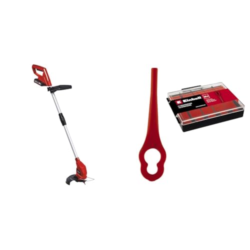 Einhell Akku-Rasentrimmer GC-CT 18/24 Li Power X-Change (18 V, Flowerguard, stufenlos teleskopierbarer Führungsholm, inkl. 70x Kunststoffmesser, 2,0 Ah Akku und Ladegerät) von Einhell