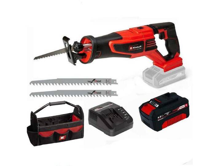 Einhell Akku-Säbelsäge säge TP-AP 18/28 Li BL+Akku 4.0 Ah Lader + 2 Sägeblätter + Bag Einhell Akku-Säbelsäge säge TP-AP 18/28 Li BL+Akku 4.0 Ah Lader + 2 Sägeblätter + Bag von Einhell