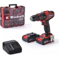 Einhell Akku-Bohrschrauber-Set TE-CD 18/40 Li-i +64 (2x2,0Ah) (4513992) von Einhell