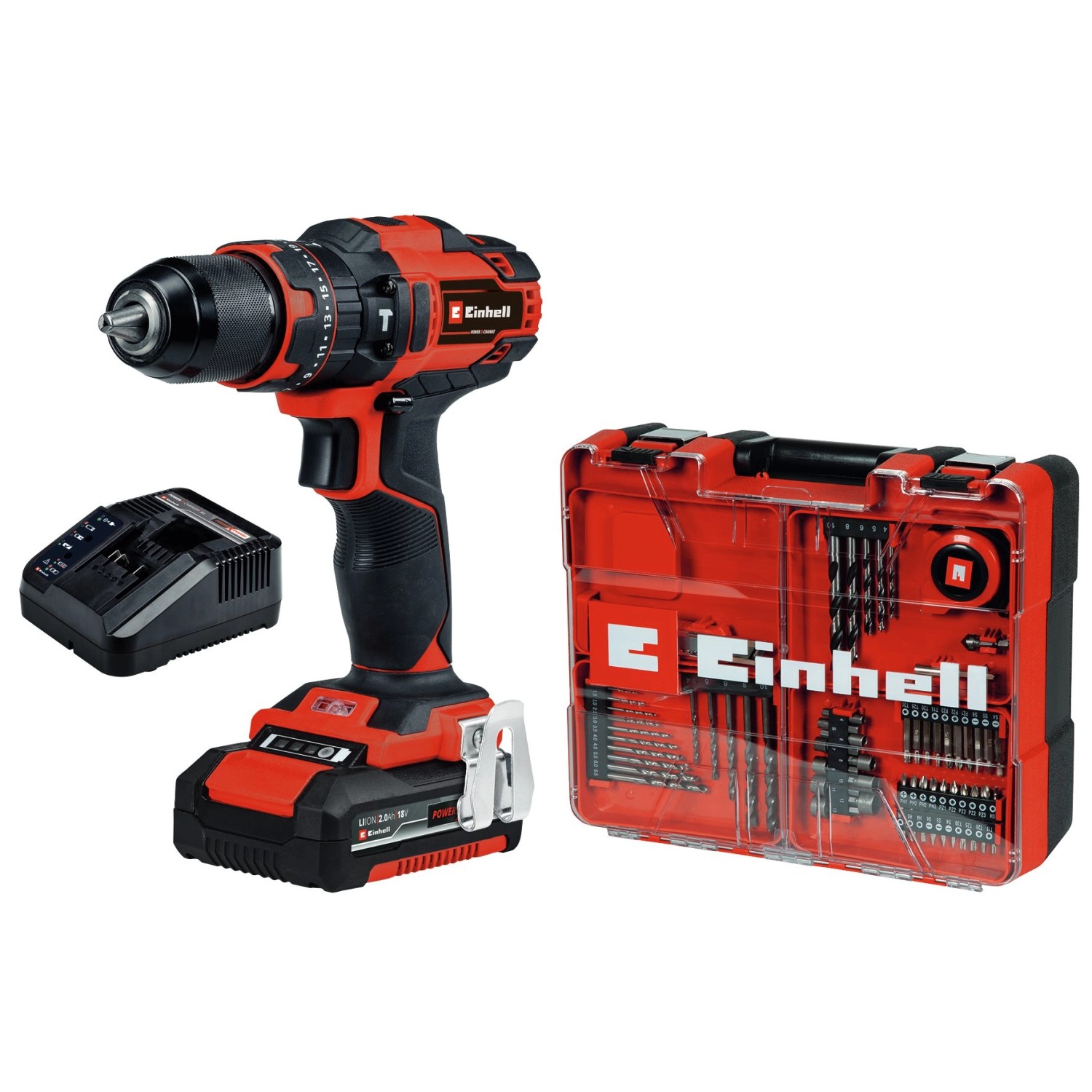 Einhell Akku-Schlagbohrschrauber TE-CD 18/40 Li-i +64 Einhell Akku-Schlagbohrschrauber TE-CD 18/40 Li-i +64 von Einhell