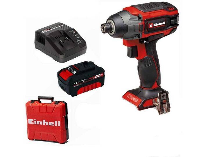 Einhell Akku-Schlagschrauber Prof. Schlagschrauber TP-CI 18/220 Li BLAkku 4.0 Ah Ladegerät Koffer von Einhell