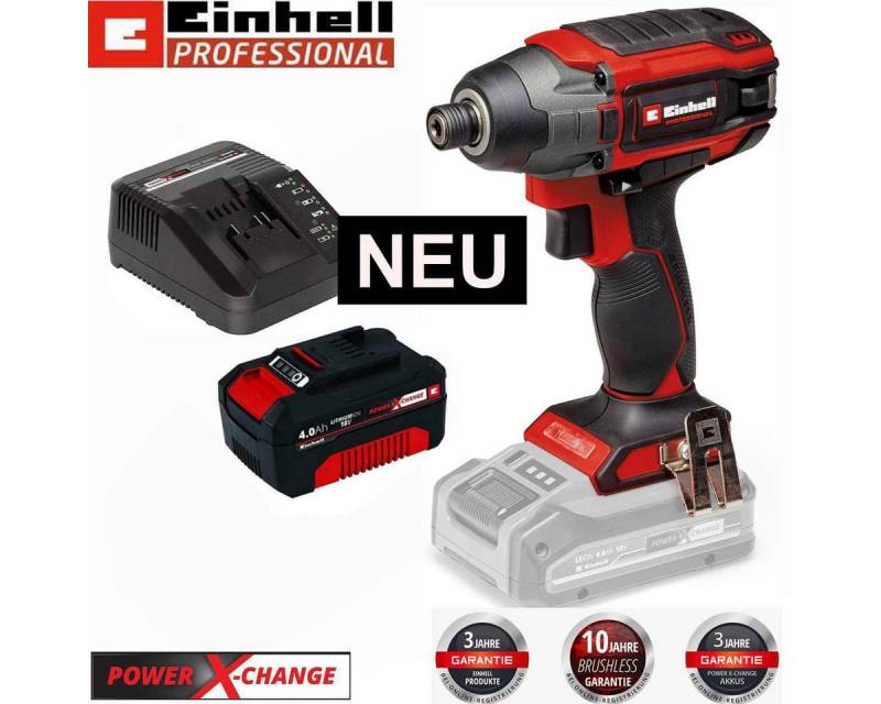 Einhell Akku-Schlagschrauber Professionel Schlagschrauber TP-CI 18/220 Li BLAkku 4.0 Ah Ladegerät von Einhell