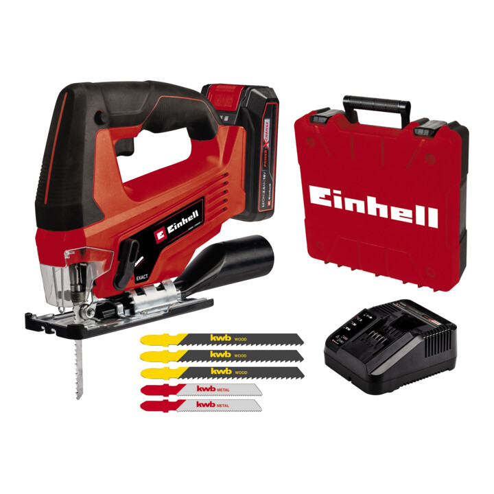 B-Ware Einhell Akku Stichsäge Säge Power X Change Set 18 V 2x Sägeblatt 1x2 5 Ah Akku B-Ware Einhell Akku Stichsäge Säge Power X Change Set 18 V 2x Sägeblatt 1x2 5 Ah Akku von Einhell