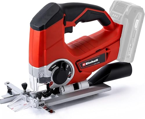 Einhell Akku-Stichsäge TE-JS 18/80 Li-Solo Power X-Change (18 V, max. 80 mm Schnitttiefe, 4-Stufen Pendelhub, Absaugadapter, Parallelanschlag, LED-Licht, ohne Akku) Einhell Akku-Stichsäge TE-JS 18/80 Li-Solo Power X-Change (18 V, max. 80 mm Schnitttiefe, 4-Stufen Pendelhub, Absaugadapter, Parallelanschlag, LED-Licht, ohne Akku) von Einhell