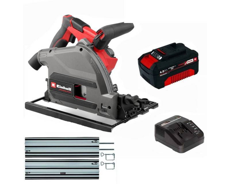 Einhell Akku-Tauchsäge Einhell Tauchsäge TP-PS 18/165 Li BL -Führungsschiene, mit Akku 4.0 Ah von Einhell