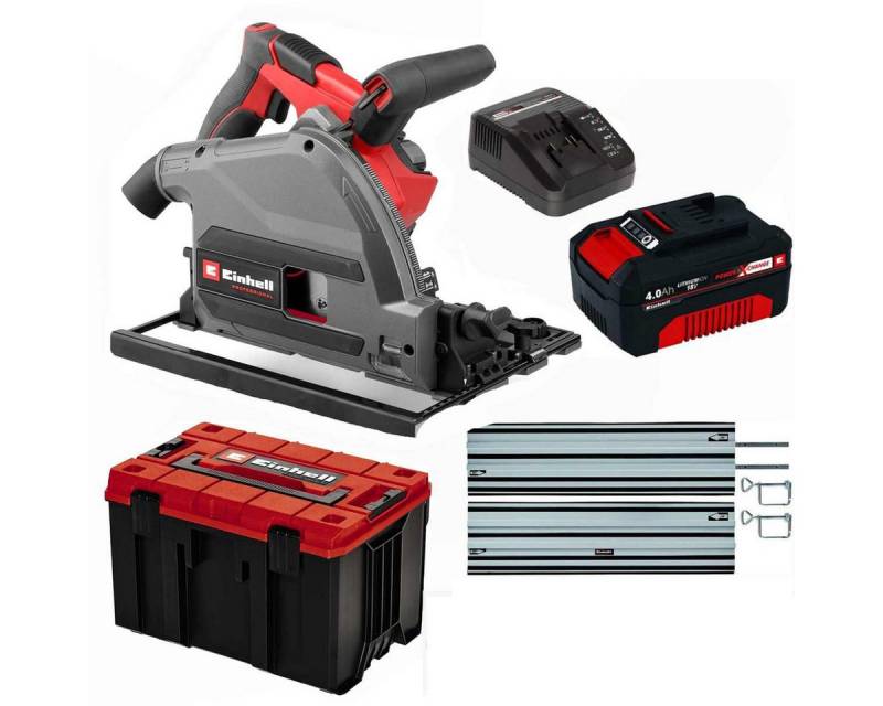 Einhell Akku-Tauchsäge Tauchsäge TP-PS 18/165 Li BL Führungsschiene, Akku 4.0 Ah, Systainer Einhell Akku-Tauchsäge Tauchsäge TP-PS 18/165 Li BL Führungsschiene, Akku 4.0 Ah, Systainer von Einhell