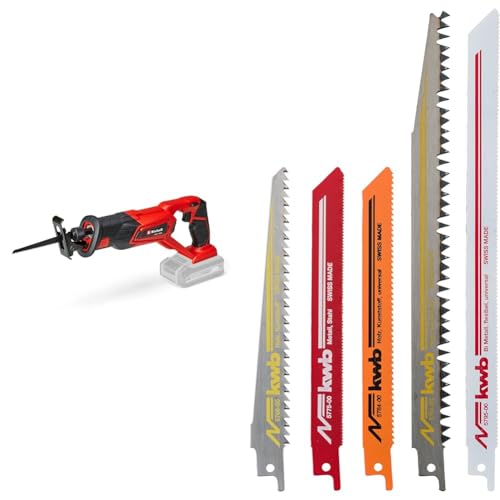 Einhell Akku-Universalsäge TE-AP 18/22 Li-Solo Power X-Change (18 V, Li-Ion, 2600 min-1 max. Hubzahl, max. 100 mm Schnitttiefe, ohne Akku, inkl. Sägeblatt-Set) von Einhell