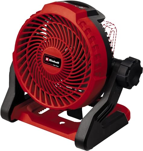 Einhell Akku-Ventilator GE-CF 18/2200 Li-Solo Power X-Change (18 V, Li-Ion, 3 Geschwindigkeitsstufen, 360° drehbarer Ventilatorkopf, Lieferung ohne Akku & ohne Ladegerät) von Einhell