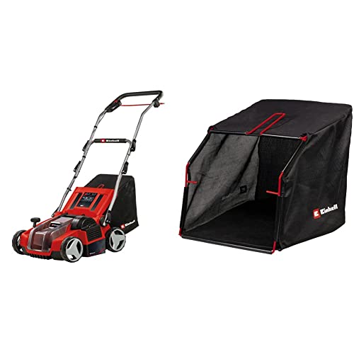 Einhell Akku-Vertikutierer-Lüfter GE-SA 36/35 Li-Solo Power X-Change (36 V, Brushless, 35cm Messerwalze, 28L Fangsack, einstellbare Arbeitstiefe, ohne Akku, inkl. Ersatzfangsack) von Einhell