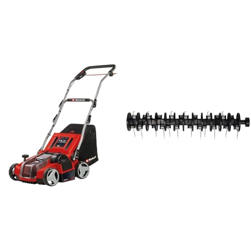 Einhell Akku-Vertikutierer-Lüfter GE-SA 36/35 Li-Solo Power X-Change (36 V, Brushless, 35cm Messerwalze, 28L Fangsack, einstellbare Arbeitstiefe, ohne Akku, inkl. Ersatzlüfterwalze) von Einhell