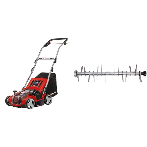 Einhell Akku-Vertikutierer-Lüfter GE-SA 36/35 Li-Solo Power X-Change (36 V, Brushless, 35cm Messerwalze, 28L Fangsack, einstellbare Arbeitstiefe, ohne Akku, inkl. Ersatzmesserwalze) von Einhell