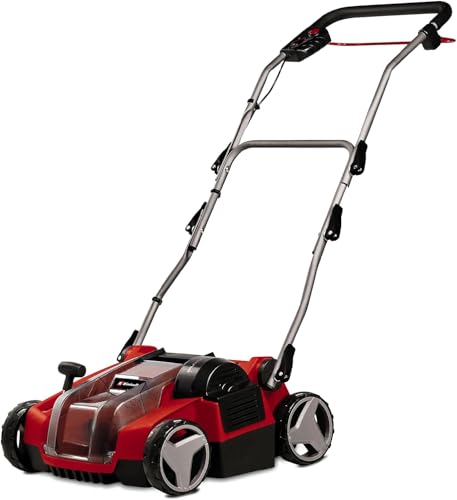 Einhell Akku-Vertikutierer-Lüfter GE-SC 36/35 Li-Solo Power X-Change (36 V, 35 cm Arbeitsbreite, Brushless, Messerwalze mit 16 Messern, klappbarer Führungsholm, ohne Akku) von Einhell